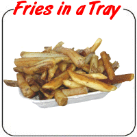 French Fries in a Bag Decal