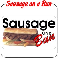 Sausage on a Bun Decal