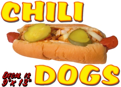 Hot Dog Decal